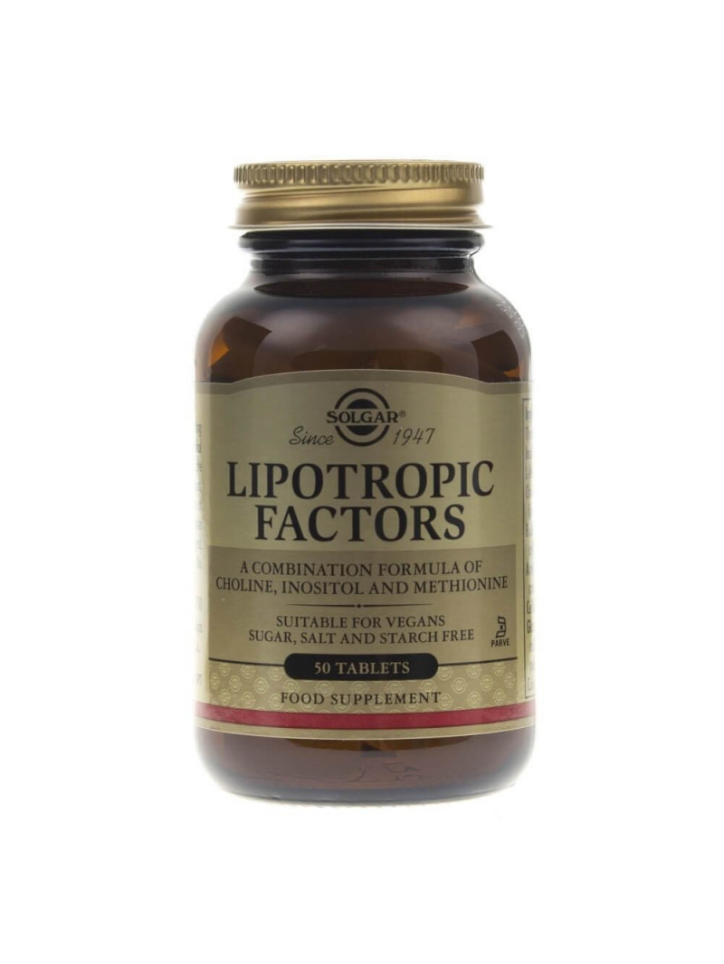 Solgar Lipotropic Factors - 50 tabliet