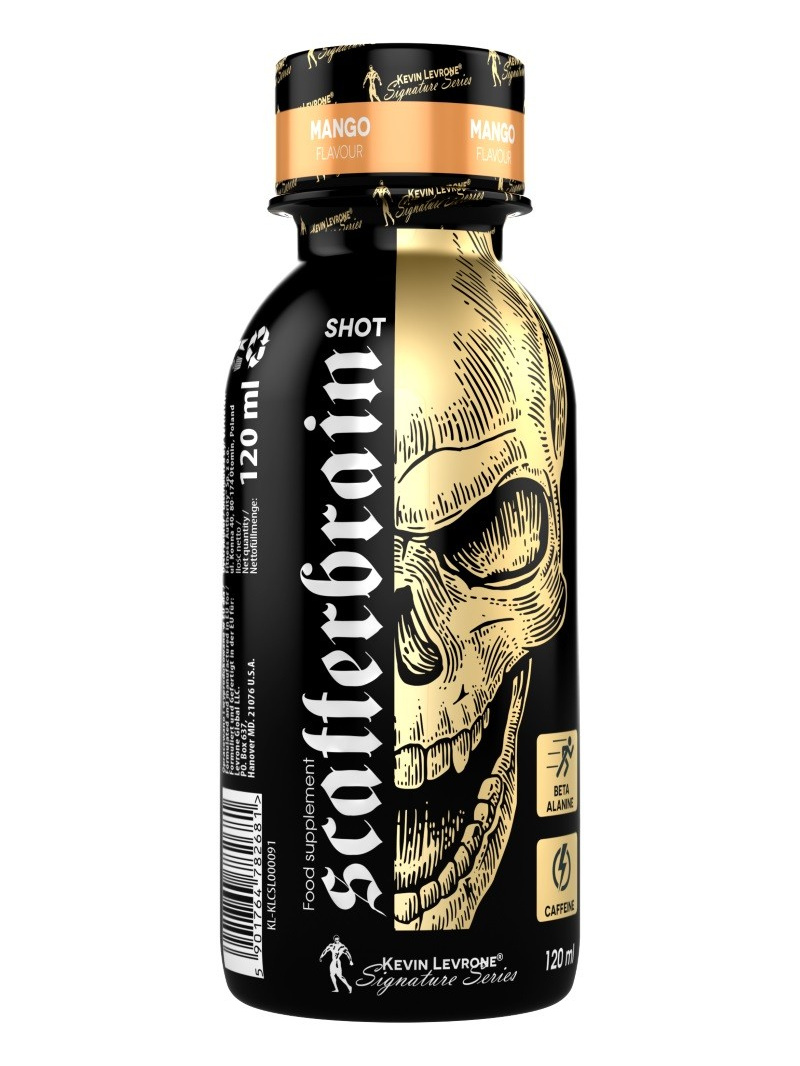 Levrone Scatterbrain Shot predtréningové mango - 120 ml