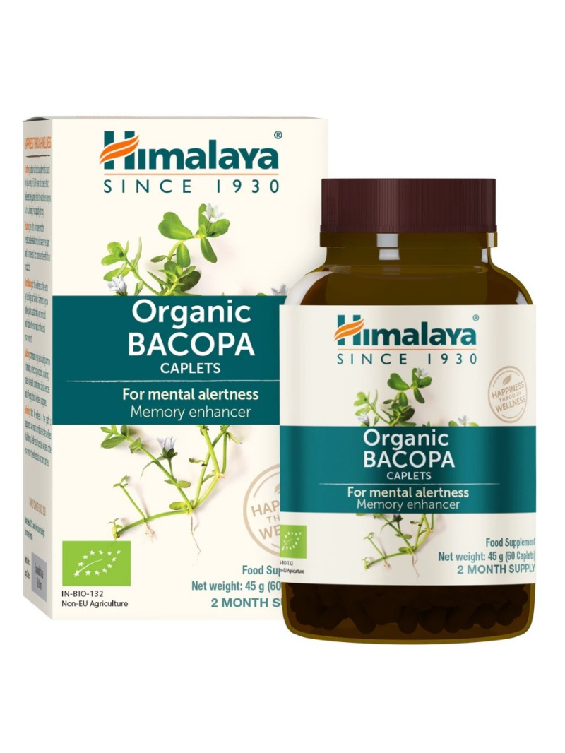 Himalaya Organic Bacopa - 60 tabliet
