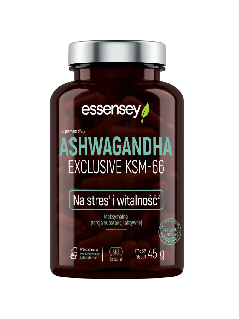 Essensey Ashwagandha Exclusive KSM-66 200 mg - 90 kapsúl