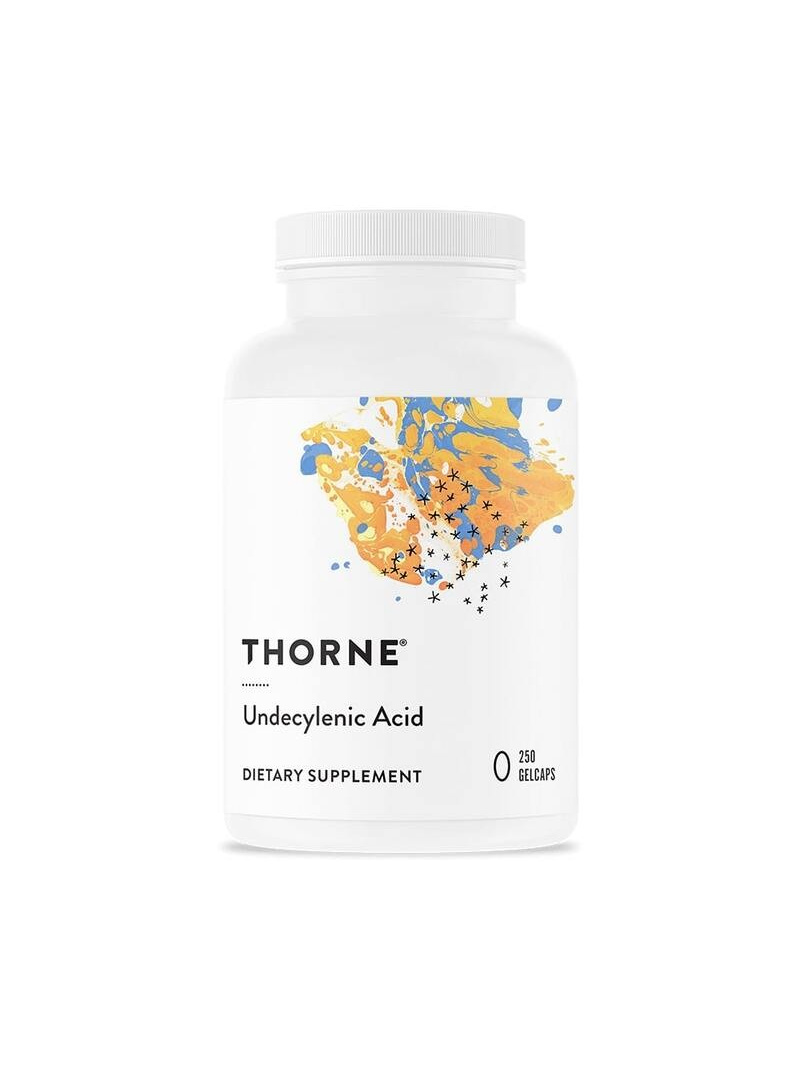 Thorne Research Undecylenic Acid (kyselina 10-undecénová) – 250 mäkkých gélov