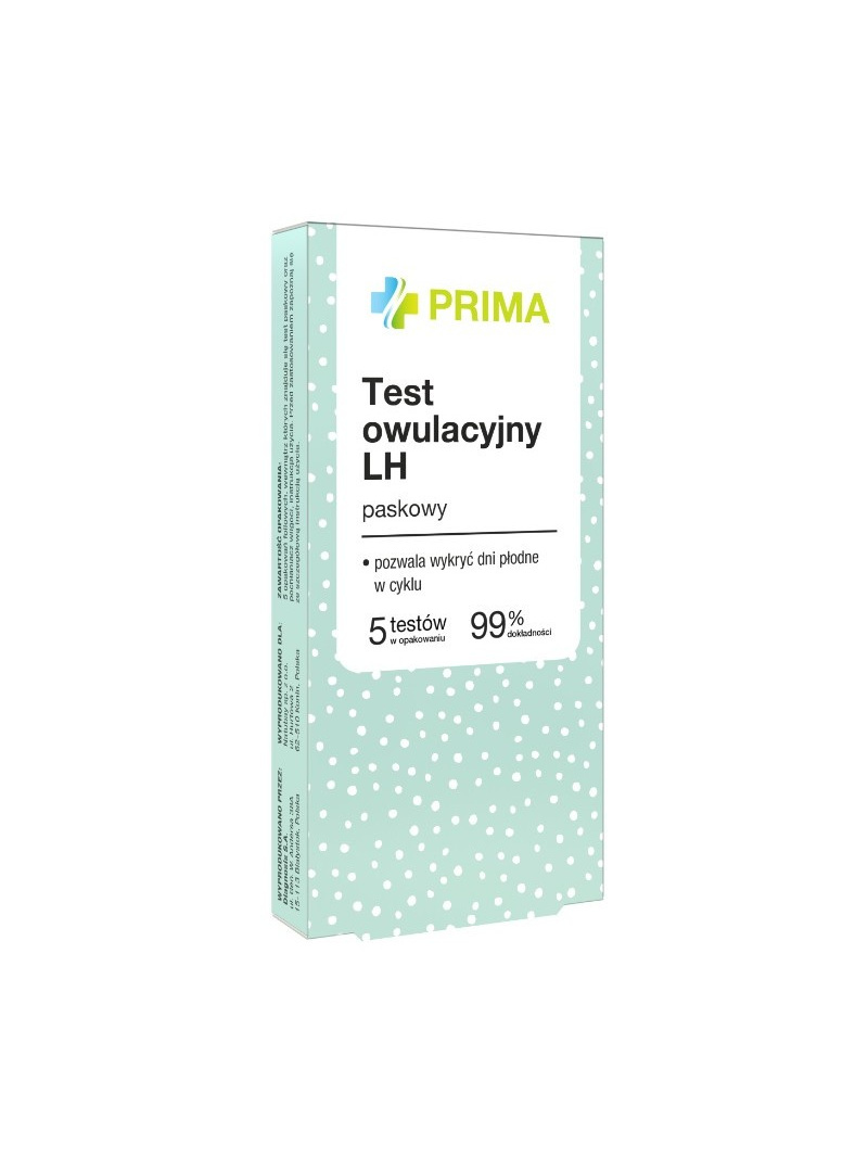 Testovacie prúžky na ovuláciu Prima LH - 5 kusov