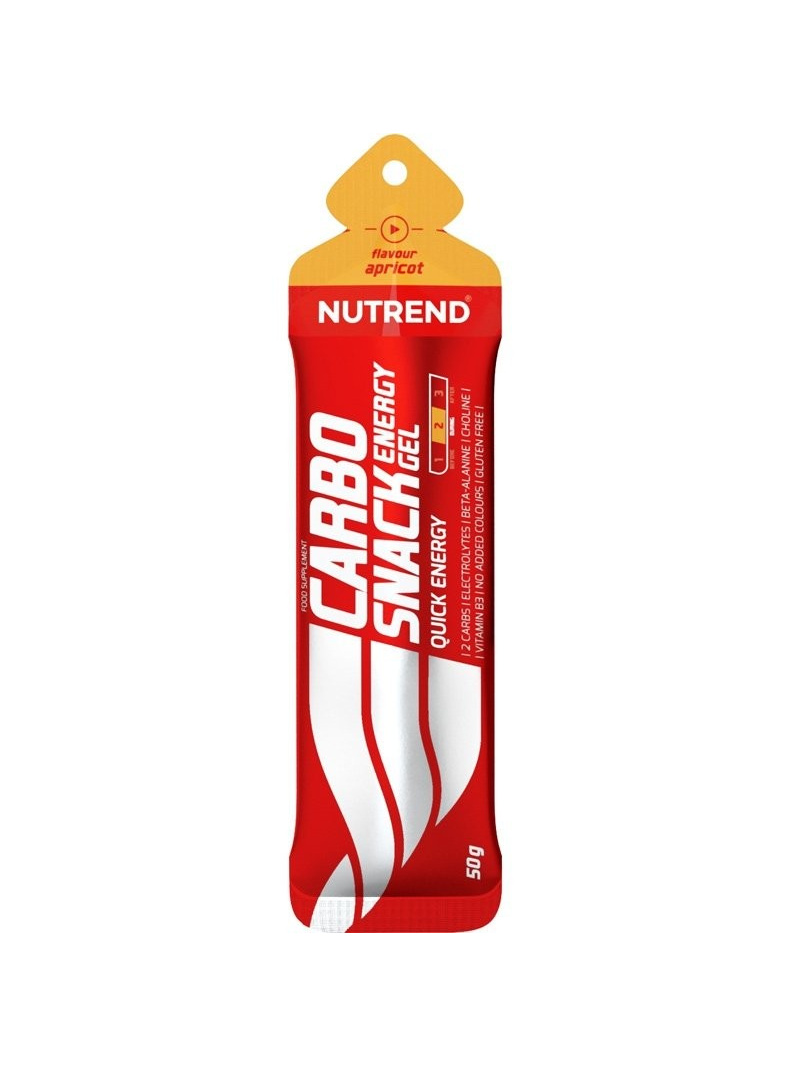 Nutrend Carbosnack (vrecko) marhuľa - 50 g