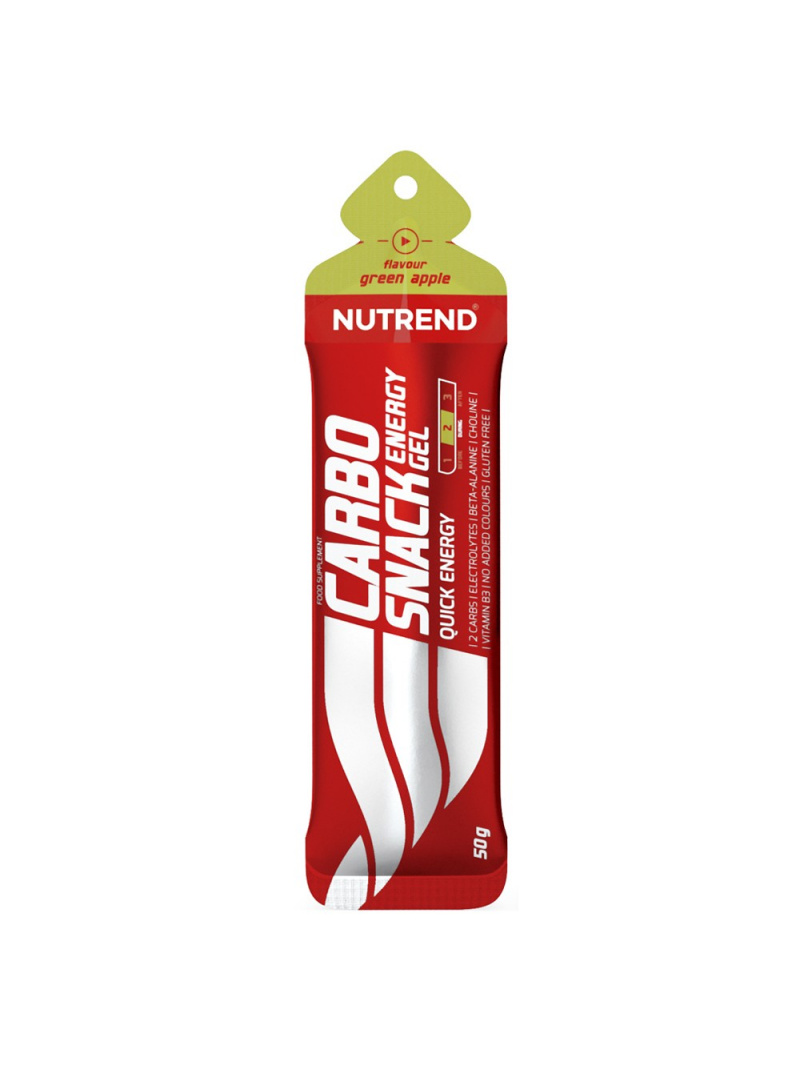 Nutrend Carbosnack (vrecko) zelené jablko - 50 g