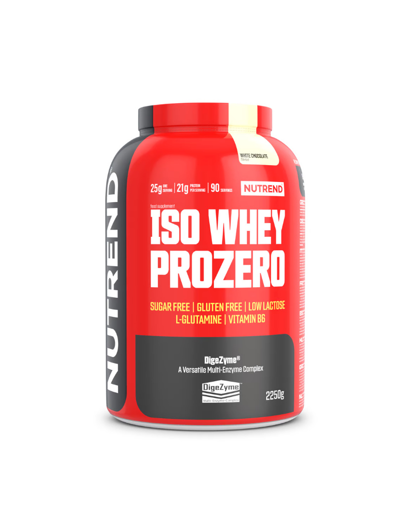 Nutrend Iso Whey Prozero biela čokoláda - 2250 g