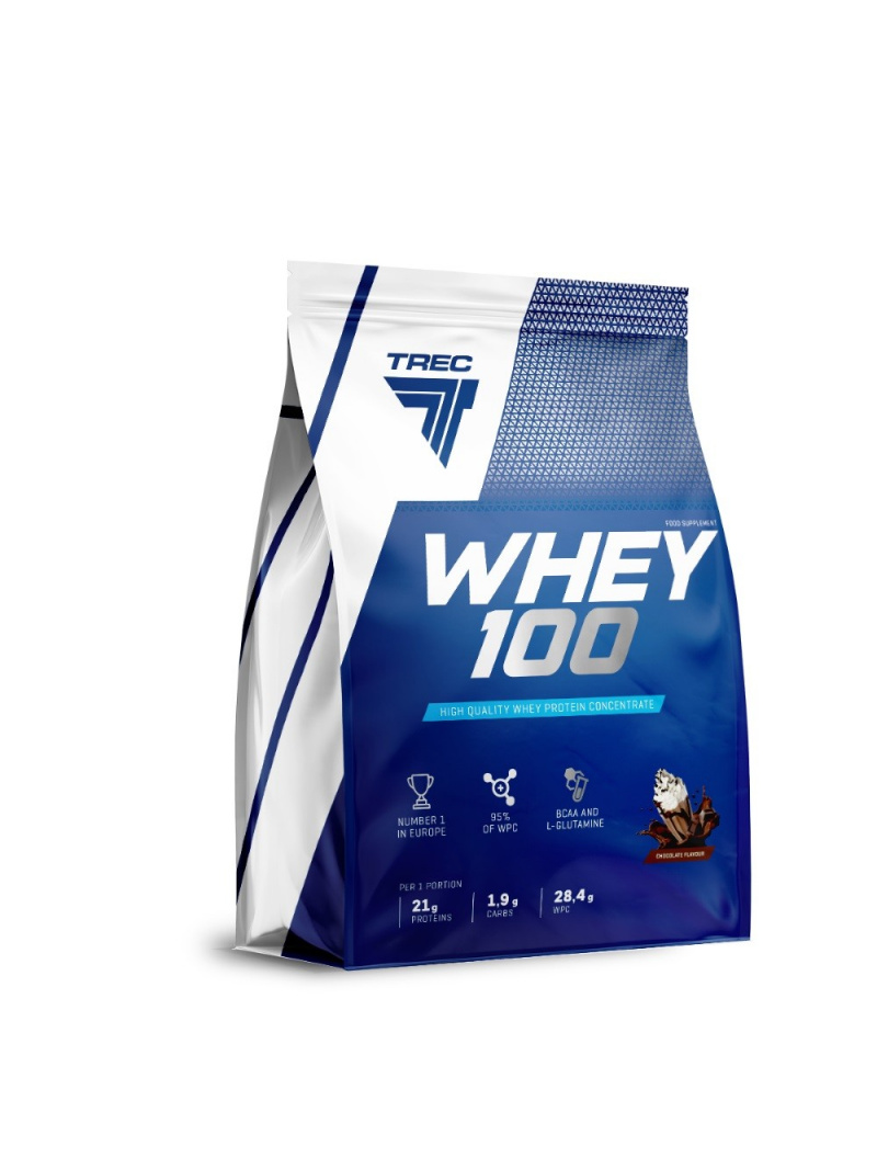Trec Whey 100 Chocolate srvátkový proteínový koncentrát - 2275 g