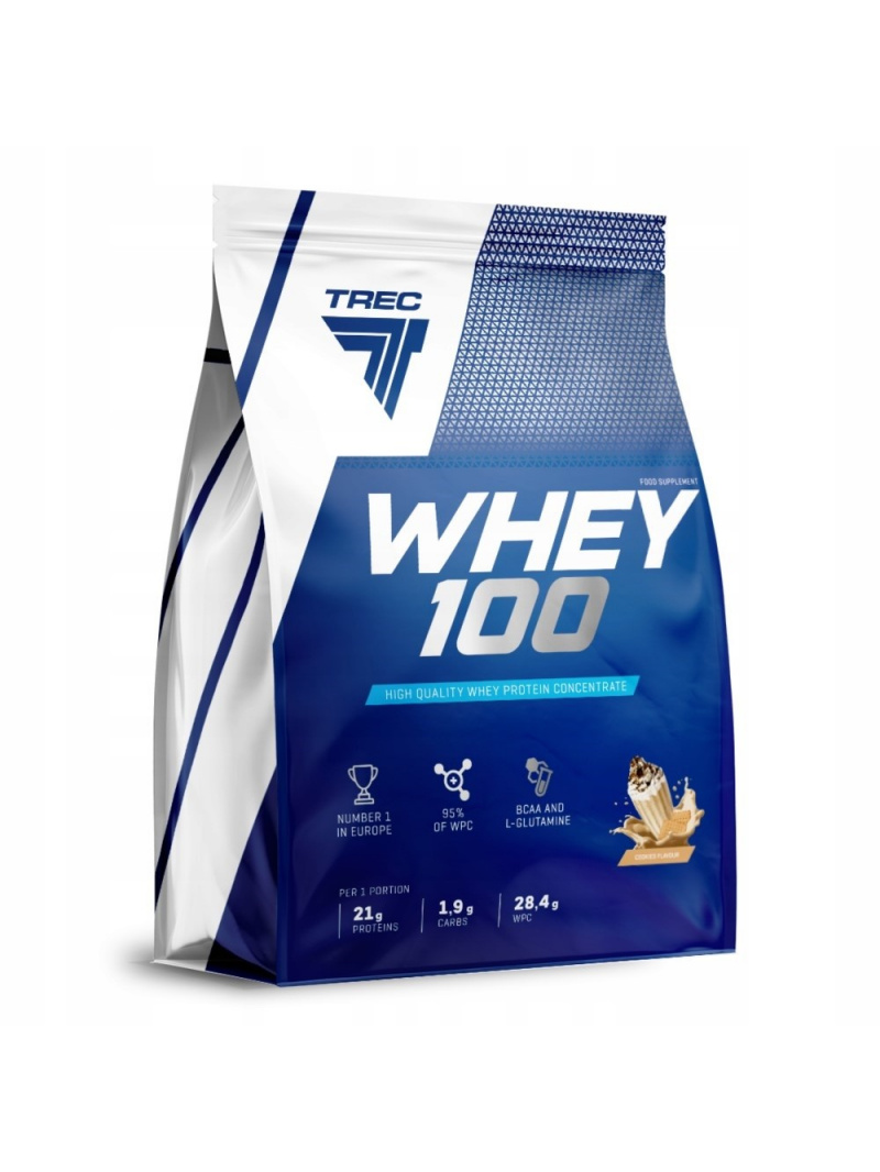 Trec Whey 100 Cookie srvátkový proteínový koncentrát - 2275 g