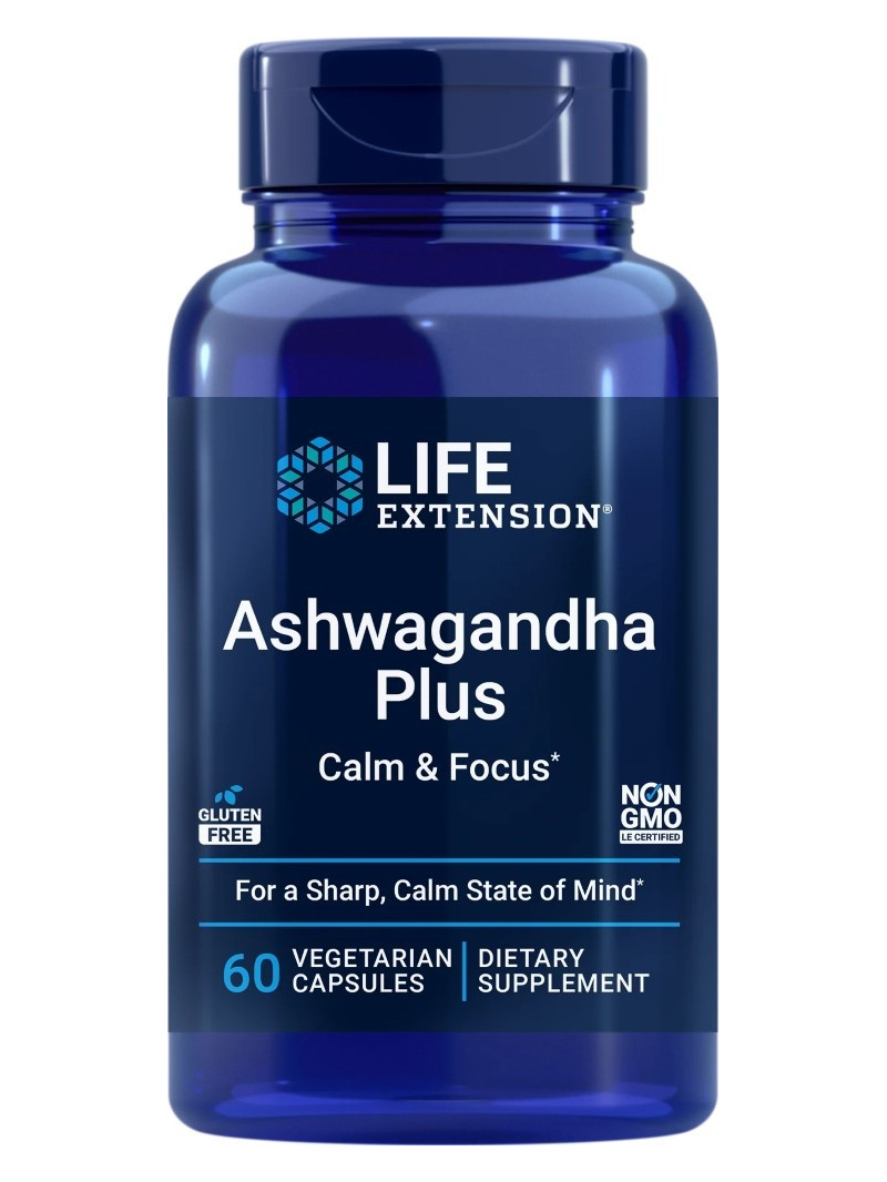 Haya Labs2 Ashwagandha Plus Calm & Focus - 60 kapsúl