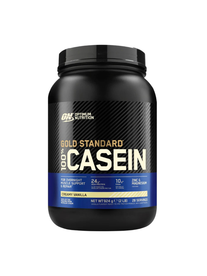 Optimum Nutrition Gold Standard 100% kazeínový proteín, krémová vanilka - 924 g