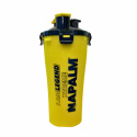 Fitness Authority Napalm Shaker 2 komory žltá a čierna - 700 ml