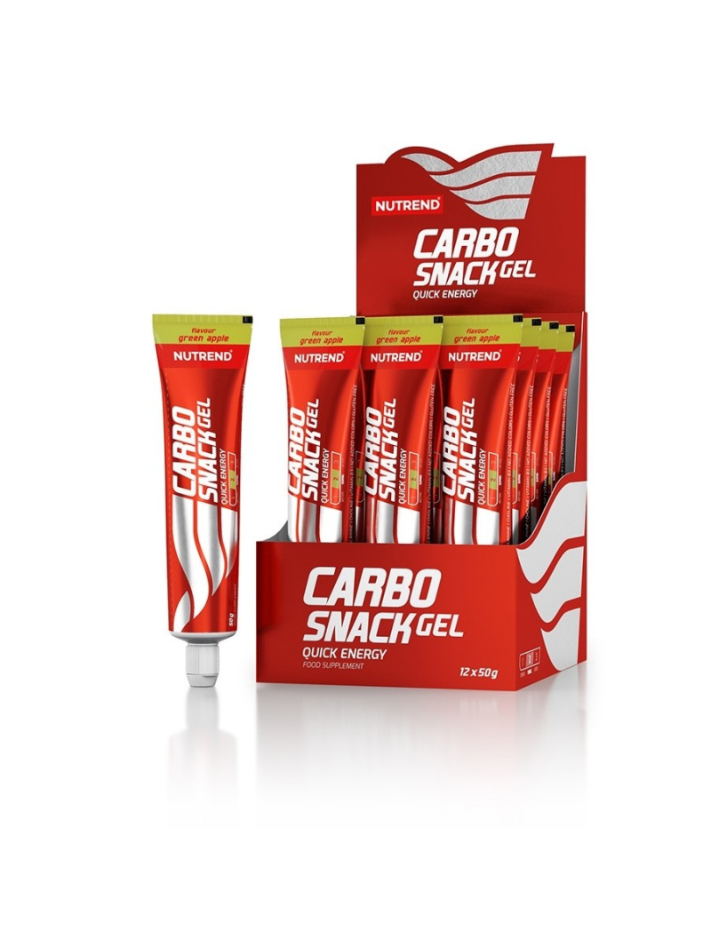 Nutrend Carbosnack (tuba) zelené jablko - 12x50 g