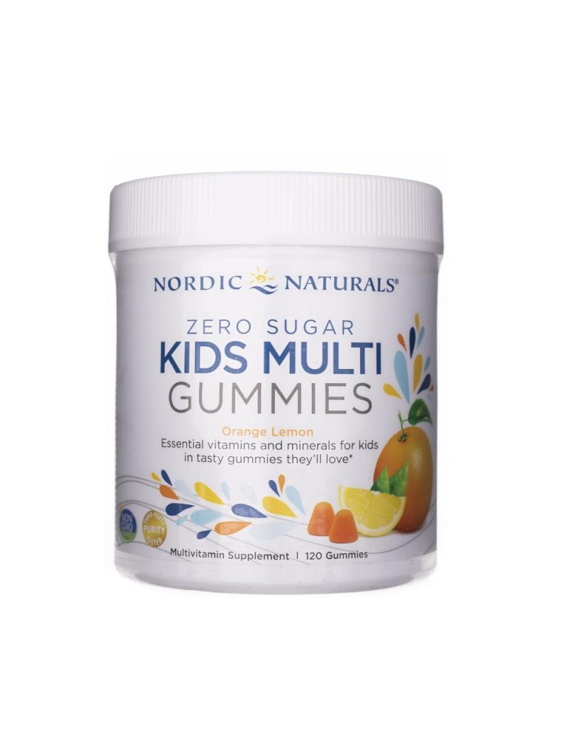 Multivitamín Nordic Naturals pre deti bez cukru - 120 želé