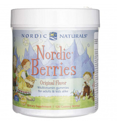 Multivitamínové želé Nordic Naturals Nordic Berries pre deti - 120 želé