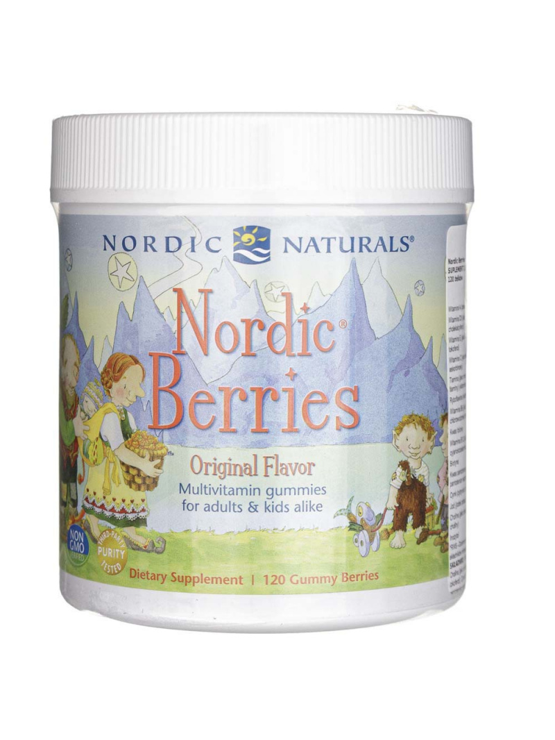 Multivitamínové želé Nordic Naturals Nordic Berries pre deti - 120 želé