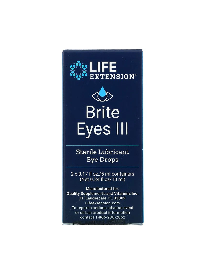 Haya Labs2 Brite Eyes III Upokojujúce očné kvapky - 2x5 ml