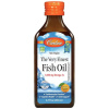 Carlson Labs Nórsky rybí olej, 1600 mg Omega-3, pomaranč - 200 ml