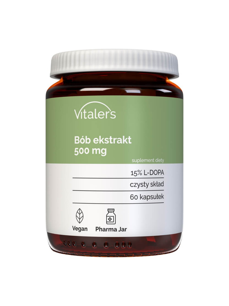 Haya Labs8 Extrakt z fazule (L-DOPA) 500 mg - 60 kapsúl
