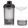 Haya Labs8 Black shaker so sitkom - 500 ml + 150 ml