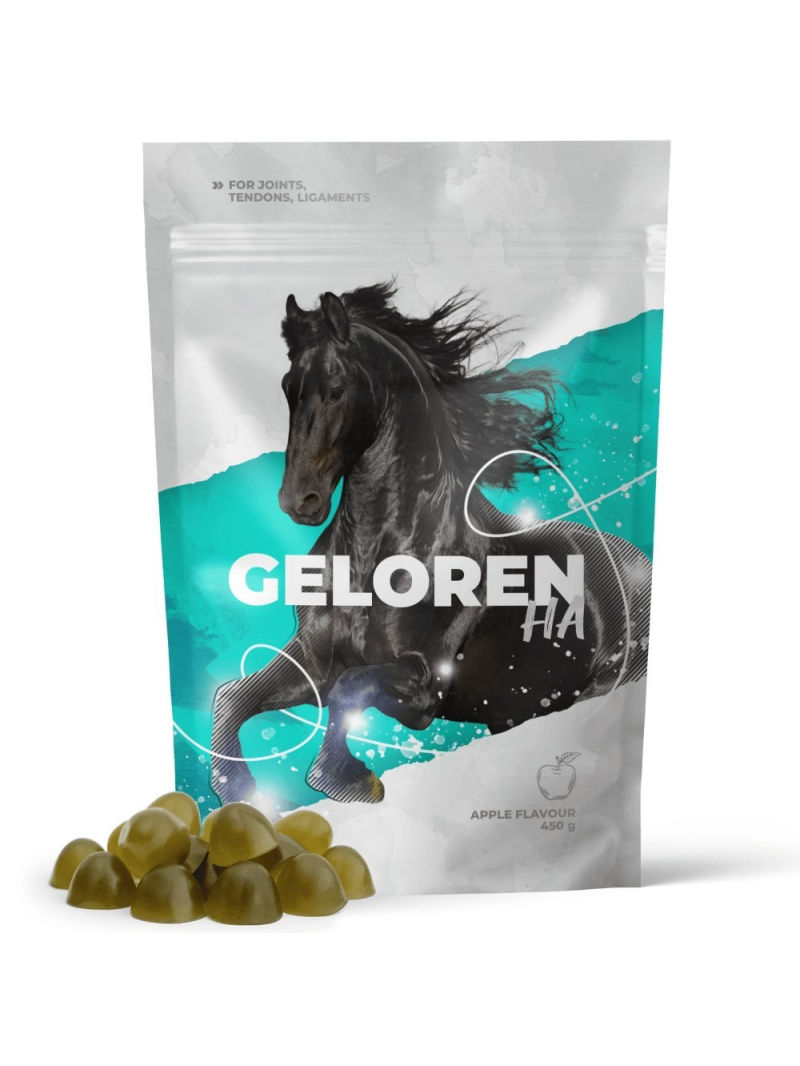 Geloren Horse HA Doplnková zmes, želé pre kone na kĺby - 450 g