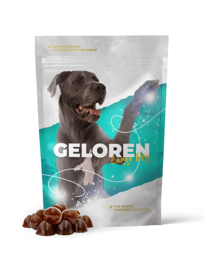 Geloren Large Dog Doplnková zmes, želé pre psov na kĺby - 420 g