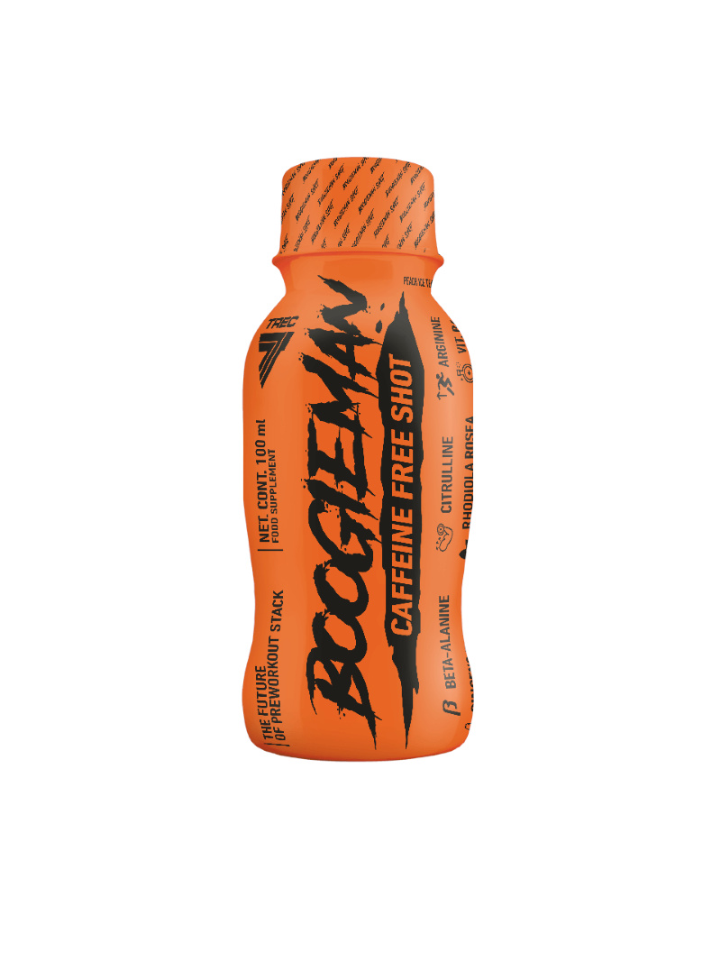 Trec Boogieman Caffeine Free Shot pred tréningom Ice Tea Peach - 100 ml