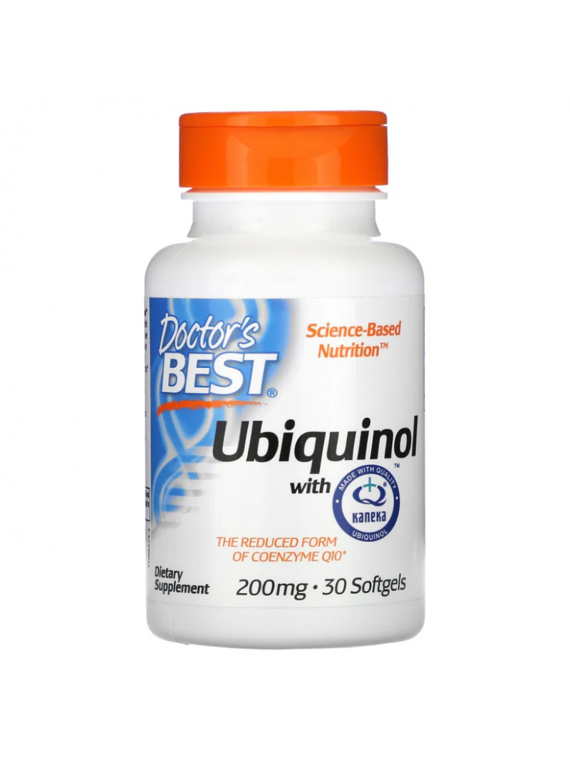 Doctor's Best Ubiquinol od Kaneka 200 mg - 30 kapsúl