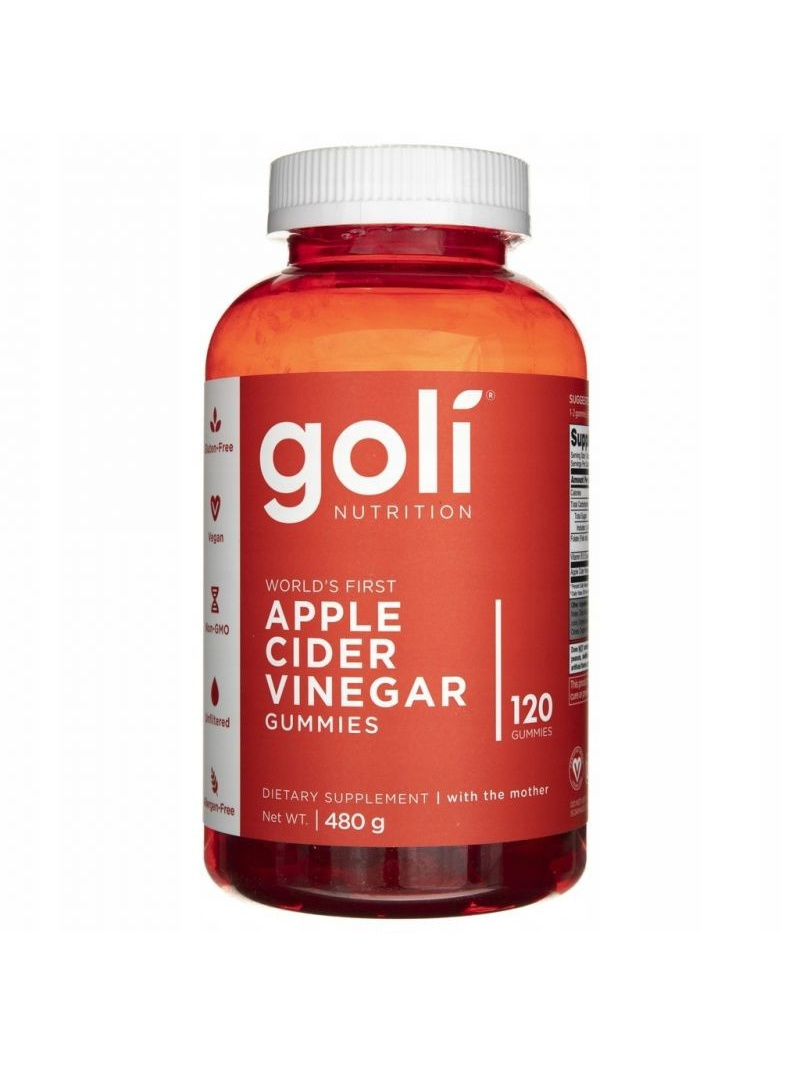 Goli Nutrition Jablčný ocot - 120 želé