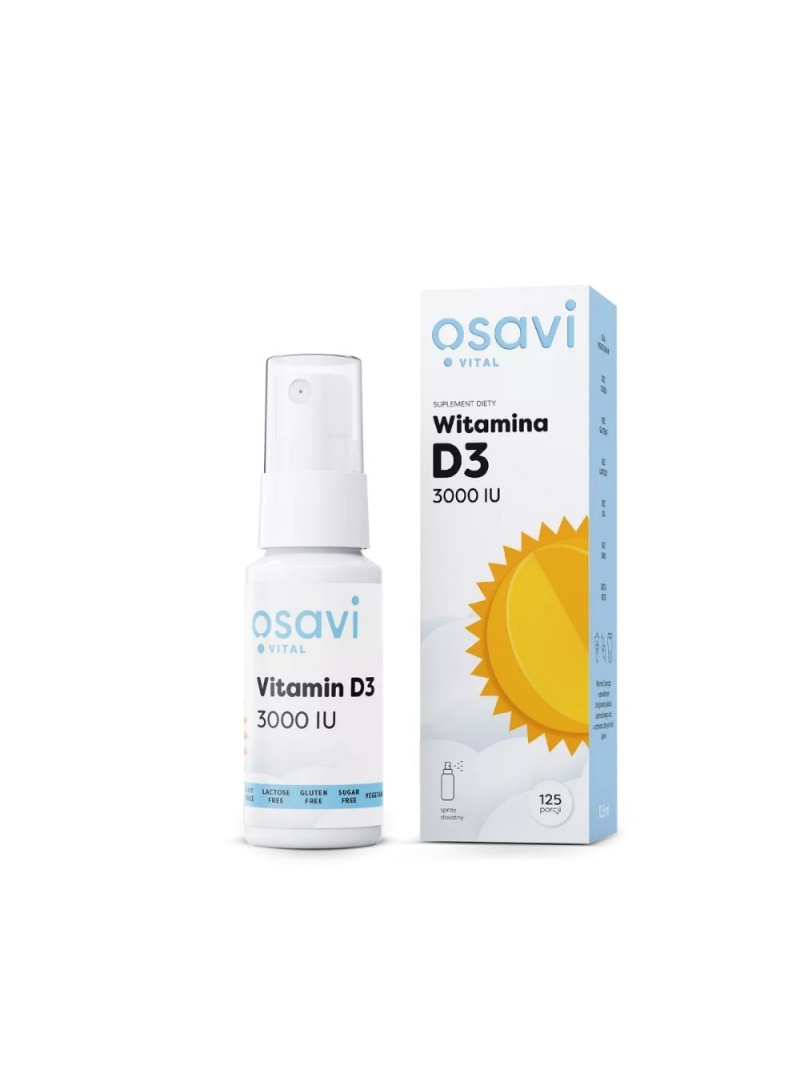 Osavi Vitamín D3 3000 IU sprej - 12,5 ml