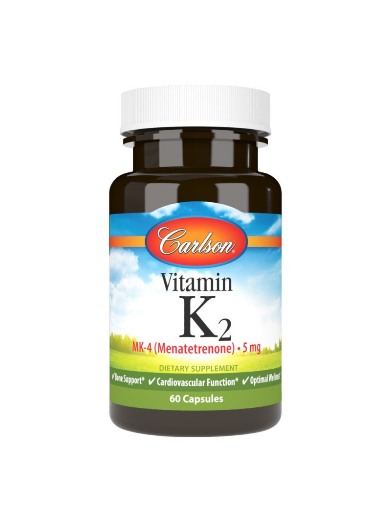 Carlson Labs Vitamín K2 (MK-4) 5 mg – 60 kapsúl