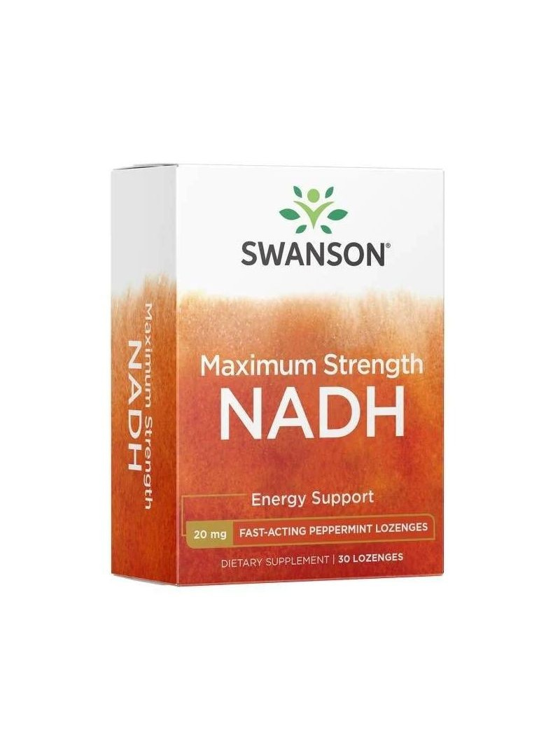 Swanson Maximum Strength NADH 20 mg - 30 pastiliek
