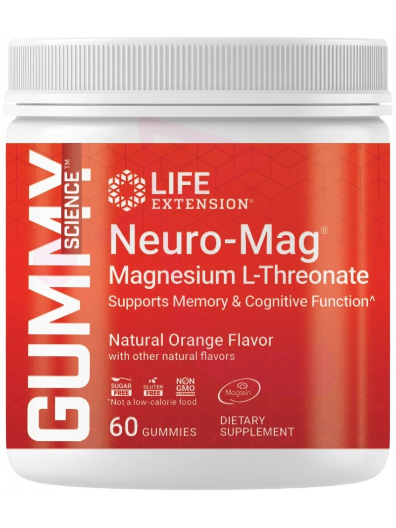 Haya Labs2 Neuro-Mag (L-treonát horečnatý) - 60 gumičiek