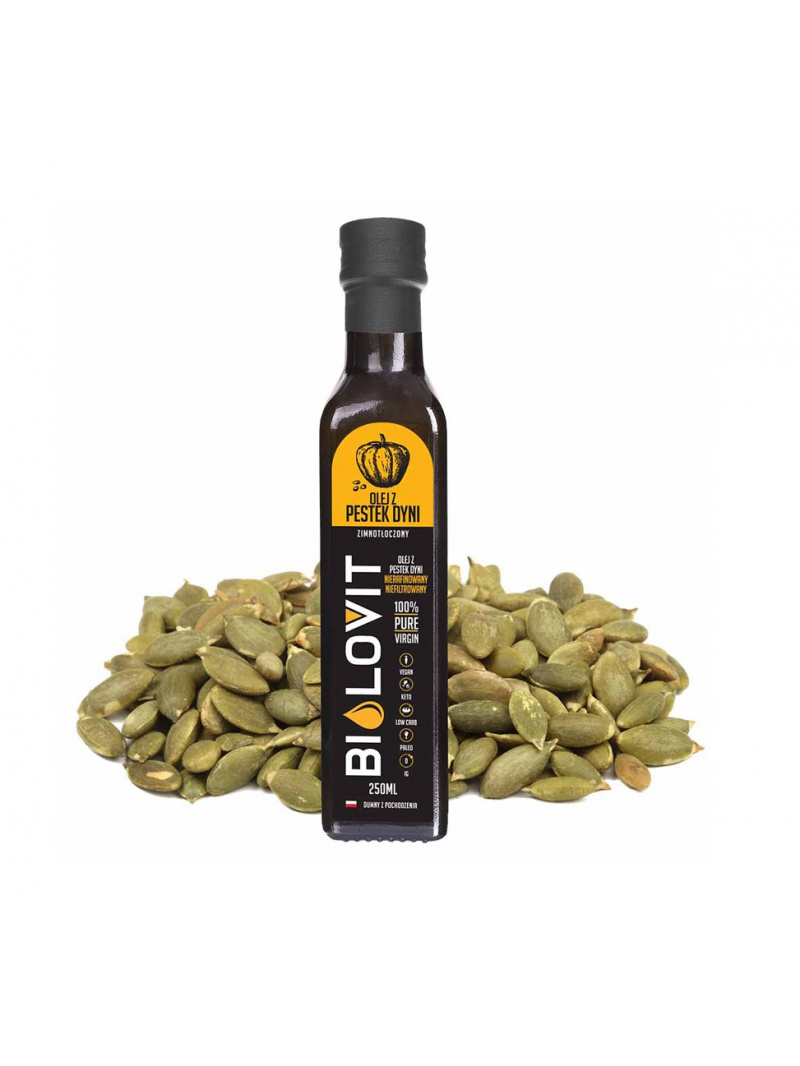 Bilovit Tekvicový olej za studena lisovaný - 250 ml