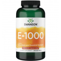 Swanson Vitamín E 1000 IU - 250 kapsúl
