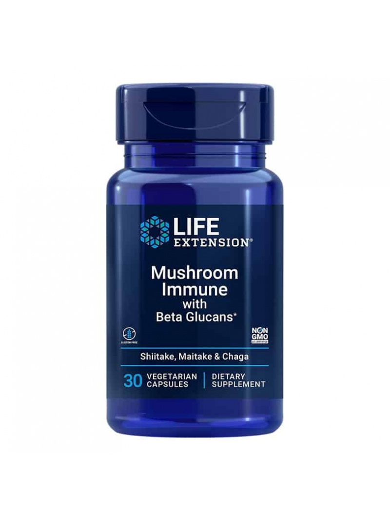 Haya Labs2 Mushroom Immune with Beta glukán - 30 kapsúl