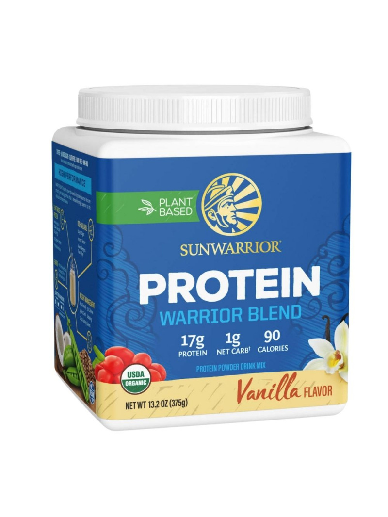Doctor's Best0 Protein Warrior Blend Vanilkový rastlinný proteín - 375 g