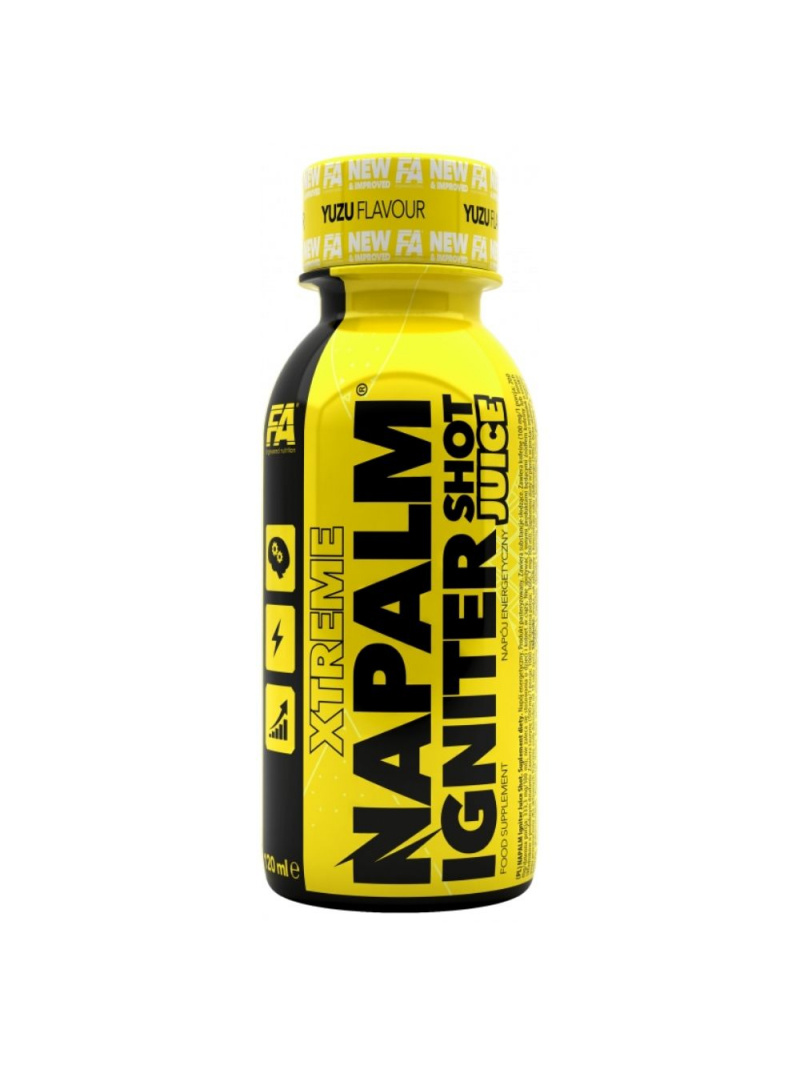 Fitness Authority Napalm Igniter Juice Shot energy Yuzu - 120 ml