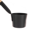 Bilovit - Čierna hliníková lyžica do sauny s brezovou rúčkou 42 cm